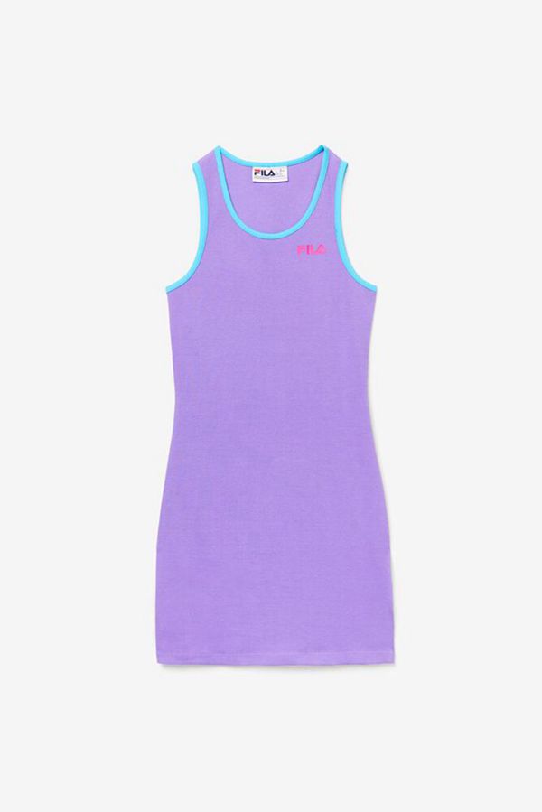 Fila Mattea Workout Women's Dresses - Purple/Pink/Blue,NZ 851-34567